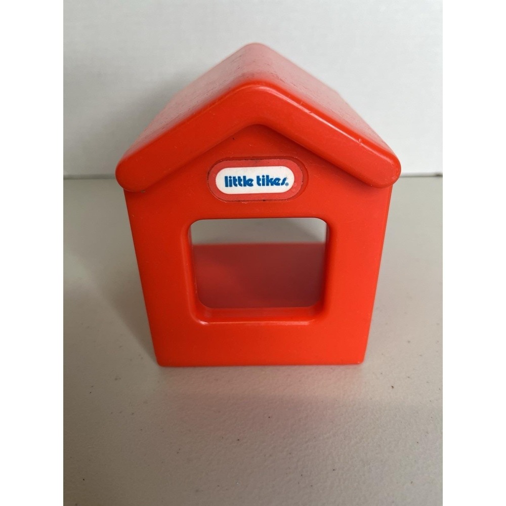 Little Tikes 1985 Vintage Creative Roadway small red replacement train building‎